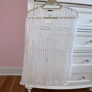 Zara fishnet coverup